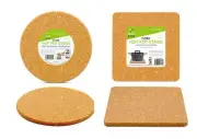 Square Round Cork Hot Pot Mat Pad Heat Resistant Pan Protector Trivet Placemat