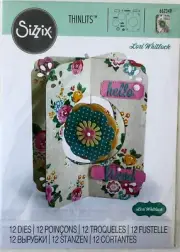 Sizzix Thinlits Lori Whitlock 12 Dies Hello Friend Sealed New