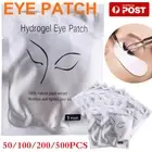 100/200/500 Pcs Under Eye Curve Eyelash Pads Gel Patch Lint Free Lash Extension