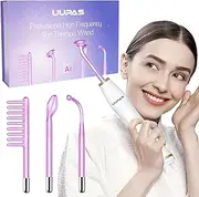 Acne Light Therapy Wand UUPAS High Frequency Light Therapy Face Wand Facial Machine
