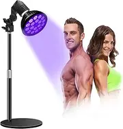 Tanning Lamp for Home Use with Adjustable Stand Purple Light for Indoor
