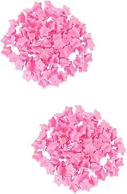 [COHEALI] 200pcs Star-shaped Pin Backs Lightweight Replacement Clutch Keepers for Badges and Safe Five- Design for Lapel and Tie Tacks