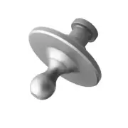 2-5/16" Gooseneck Adapter for Fifth Wheel King Pin Connector