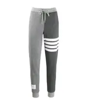 Thom Browne Two-Tone 4 Bar Sweatpants IT40,IT38 Gray