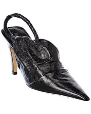 Bottega Veneta The Point Leather Slingback Pump