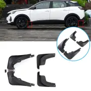 Mud flaps Splash Guards Fender Mudguard Black For Peugeot 3008GT/4008 2016-22