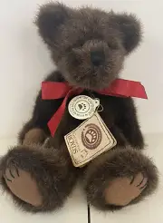 Boyds Gen-yoo-wine Teddy Bear Brown Fuzzy Plush Stuffed Animal