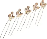 WEKADRIN 5pcs Hairpin Headdress Gold Hair Clips Bridal Hair Accessories Hair Accessories for Wedding Hair Accessories Hair Accessories Vintage Headpiece Bride Clip Golden Pearl