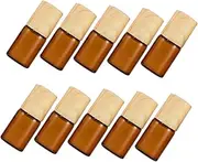 DRESSOOS Essential Oil Perfume Roller Bottles Set 10pcs 2ml Glass Roller Bottles for Oil Leakproof Portable Travel Size