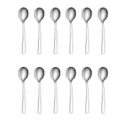 Tablekraft Amalfi Stainless Steel Soup Spoons - Set 12