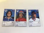Cory Snyder, 17 ,Vince Coleman 18,Fernando Valenzuela 32, Kraft MLBPA 3 Card Lot