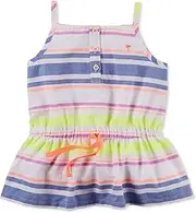 [Carter's] Girls Striped Sleeveless Tunic Blouse