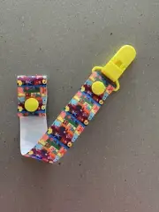 Baby Dummy Clips Pacifier Chain Soother Holder Strap Coco Melon Cocomelon