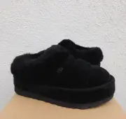 UGG BLACK TAZZLITA TAZZ PLATFORM SLIPPERS SHOES, WOMEN US 10/ EUR 41 ~NIB