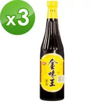 在飛比找momo購物網優惠-【味王】金味王純釀醬油3瓶(780ml/瓶)