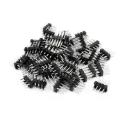 50 Pieces Double Row 2x4Pin 2.54mm Male Pin Header IC Connectors