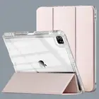 Shockproof Clear Case Cover With Pencil Holder For iPad Pro 11 / 13 inch M4 2024