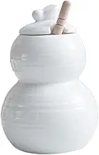 Amosfun 1 Set Honey Container with Spoon Functional Honey Dispenser for Kitchen for Storing Jam Spices and Snacks for Home and Bakery Use