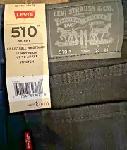 Levi’s 510 Black Skinny Jeans Youth Size 12 Reg 26x26 NWT