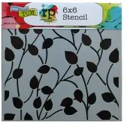 Climbing Ivy Vine Flower Leaf Stencil 6" Vineyard Leaves Patterns Art Template