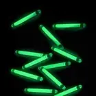 100 Pcs Small Green Glow Sticks/Mini Glow Sticks/Fishing Floats Perfect NEW