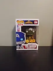 Funko Pop! Vinyl: Marvel - Civil Warrior - (Glow , Green) - Hot Topic + PROTECTO