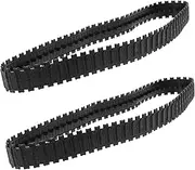 2pcs Tank Tracks Replacement for Rc Tank Chassis Long Wide DIY Parts for Enhanced Problem Solving Skills Smooth Maneuverability Any Surface