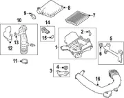 Genuine Mitsubishi Resonator 1502A067 (for: Mitsubishi)