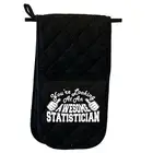 Youre Looking At An Awesome Statistician - Mitt Oven Gloves Kitchen BBQ Mitts
