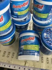8PACK DampRid Fragrance Free Refillable Moisture Absorber - 10.5oz cups Each