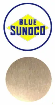 1:24 1:25 SCALE BLUE SUNOCO GAS STATION METAL SIGN BUILDING LAYOUT DIORAMA