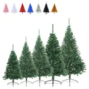 Artificial Half Christmas Tree with Stand Xmas Tree Decoration Ornament vidaXL