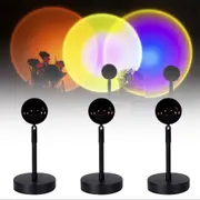 LED Projector Light LED Sun Sunset Rainbow Projector Atmosphere Light Lamp USB Home Decoration Light