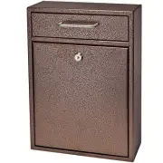 Mail Boss 7418 High Steel Locking Mounted Mailbox-Office Drop Comment Letter ...