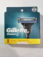 Gillette Mach3 Razor Blade Refills, 8 Cartridges