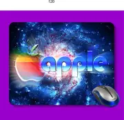 Gaming Mouse Mat Pad Non-Slip Rectangle Mousepad Designs For Computer apple 120
