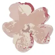 NEW Ted Baker Shaped Magnolia Round Rug Light Pink 200cm