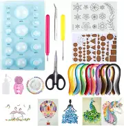 24 Pack Paper Quilling Kit, Quilling Paper Accessories, Art Beginner Quilling Pa