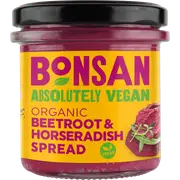 Bonsan Pate Beetroot Horseradish Org 130g
