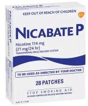 Nicabate P 24 Hour Transdermal 21mg Patches 28 Pack White Box Happy Feedback :)