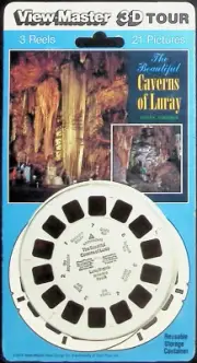 The Beautiful Caverns of Luray Virginia 3d View-Master 3 Reel Packet SEALED