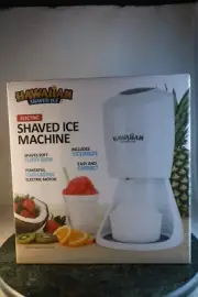 Hawaiian Shaved Ice S900A Snow Cone and Shaved Ice Machine - 55W, 120V, White