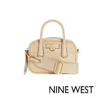 在飛比找PChome24h購物優惠-NINE WEST COSETTE衍縫手提斜背包-杏色(13