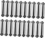 CIYODO 20pcs Large Tube Bread Molds Stainless Steel Croissant Mold Baking Loaf Pans Hand Washable for Home Use