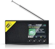 Bluetooth 5.0 Digital Radio Stereo DAB FM Receiver Broadcasting Player