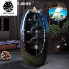 Creative Ceramic Waterfall Incense Burner for Home Decor Aromatherapy Relaxation