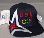 Vtg Starter USA Olympics NWT 1996 Atlanta Big Star Team USA Snapback