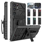 Heavy Duty Stand Belt Clip Case For Samsung Galaxy A16 A06 A15 A25 A55 A03s A24