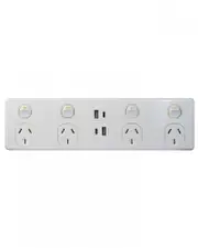 Trader Leopard Quad Powerpoint with Type A & C USBs
