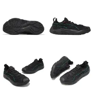 【PUMA】休閒鞋 Plexus 黑 綠 男鞋 襪套式 麂皮 戶外 內靴設計(386329-02)